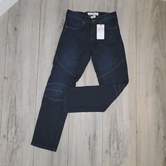 Paper Denim & Cloth Boys Blue Straight Leg Classic Skinny Denim Jeans Size 12 - Picture 2 of 5